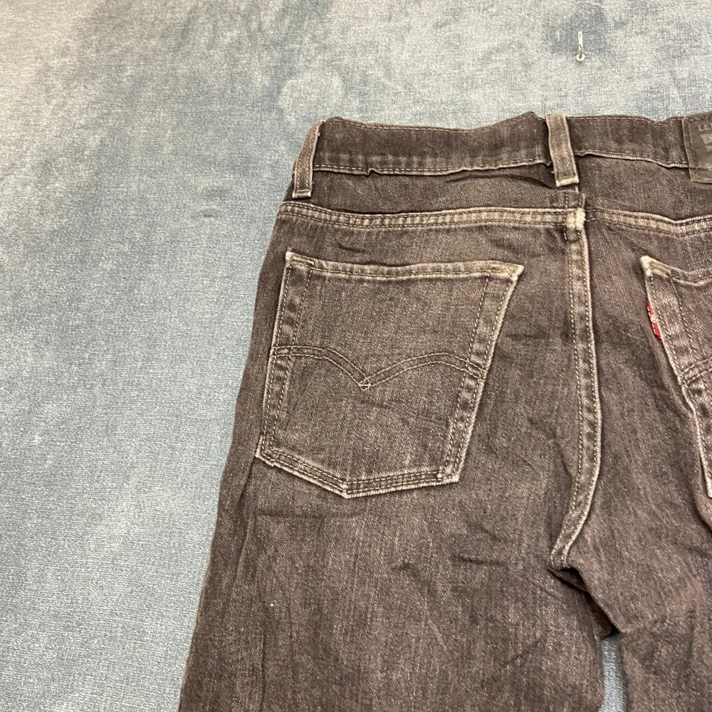 VTG Levi's 510 Jeans Boys 16 Reg 28x28 Black Denim Cotton Stretch Super Skinny